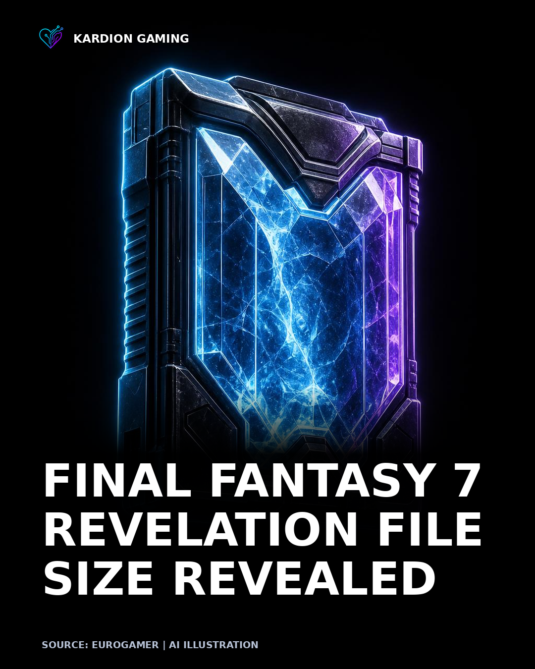 Kardion Gaming AI illustration for: Final Fantasy 7 Revelation will be "around 200GB" says game director, as he details Sephiroth and Vincent Valentine DLC plans