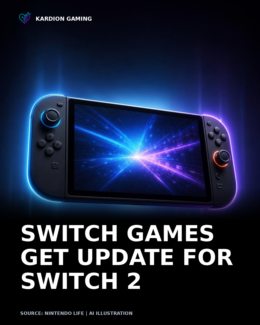 Kardion Gaming AI illustration for: Multiple Switch Games Receive Switch 2 Compatibility Fixes