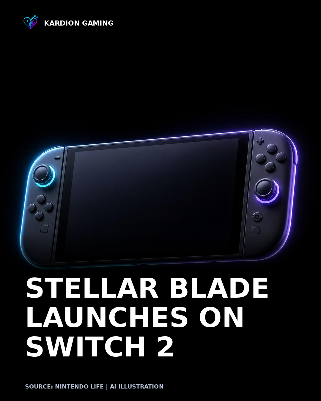 Kardion Gaming AI illustration for: Stellar Blade Launches On Switch 2 This November With A Proper Physical Release