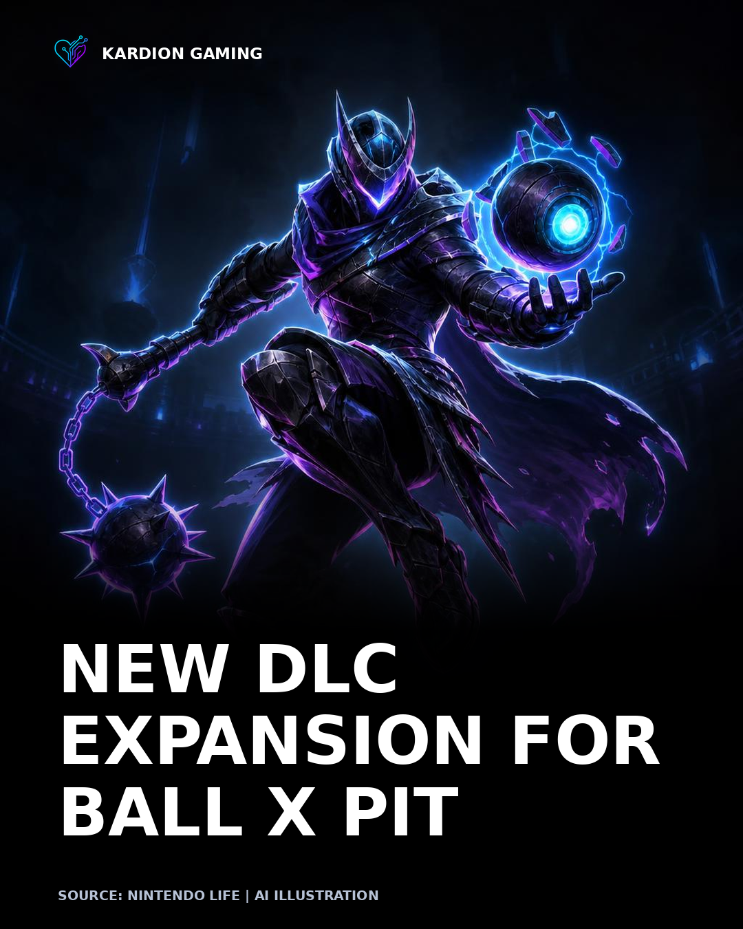 Kardion Gaming AI illustration for: Ball x Pit's Next DLC Arrives This November, And It's Huge