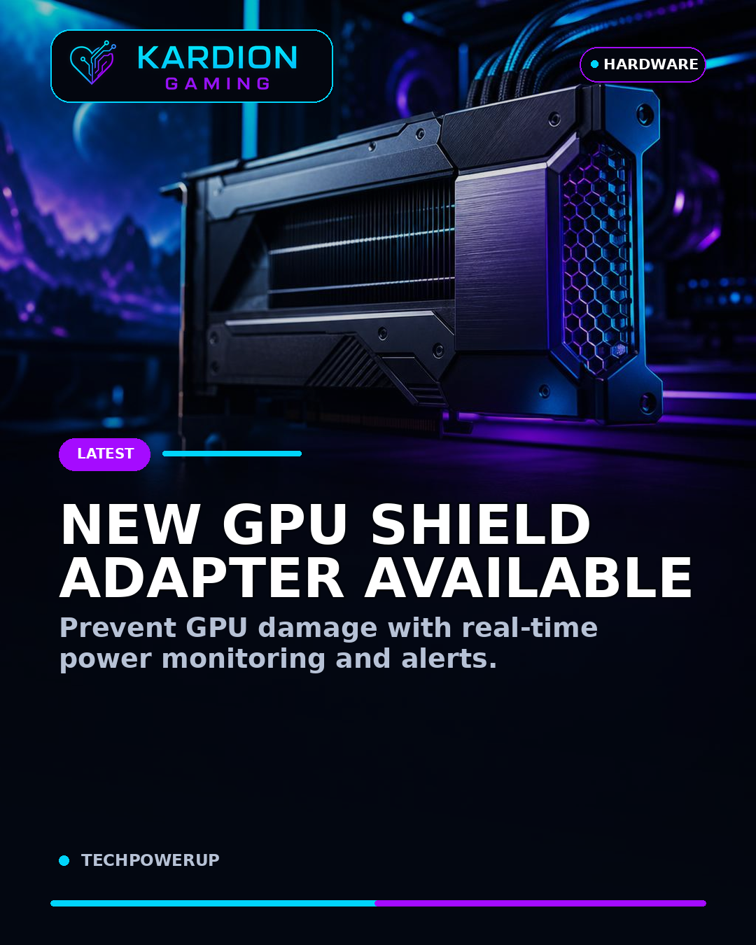 Kardion Gaming AI illustration for: Cooler Master GPU Shield Adapter Officially Launches in the US