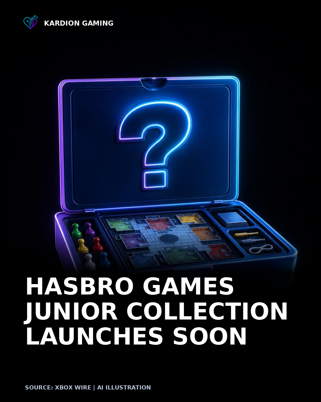 Kardion Gaming AI illustration for: Inside the Mystery of Clue Junior in Hasbro Games Junior Collection
